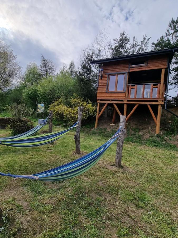 Domki Nad Sanem Леско Экстерьер фото